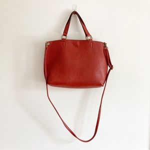 Free People red leather bag